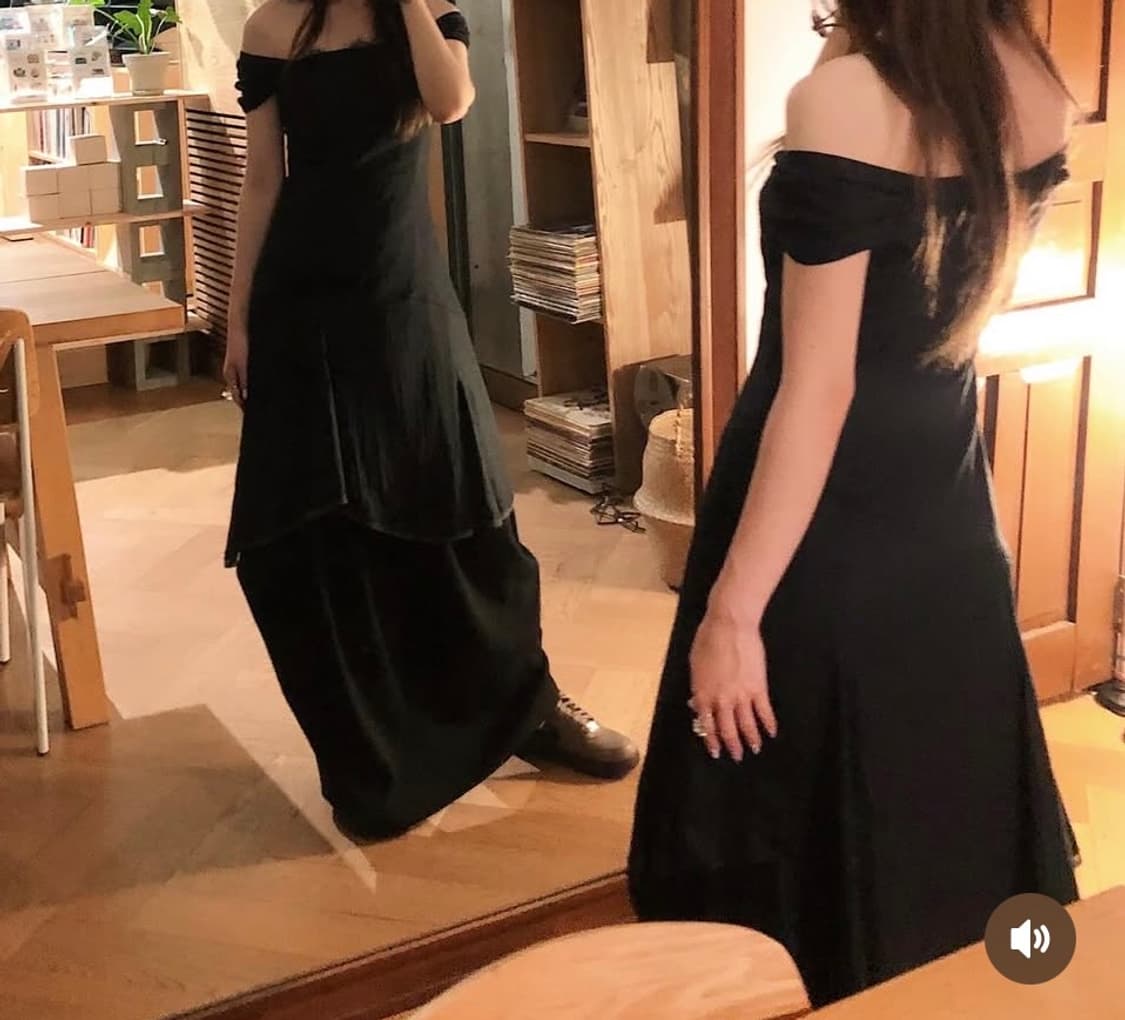 빈티지 블랙 레이스 원피스 prideglide 상품이미지6