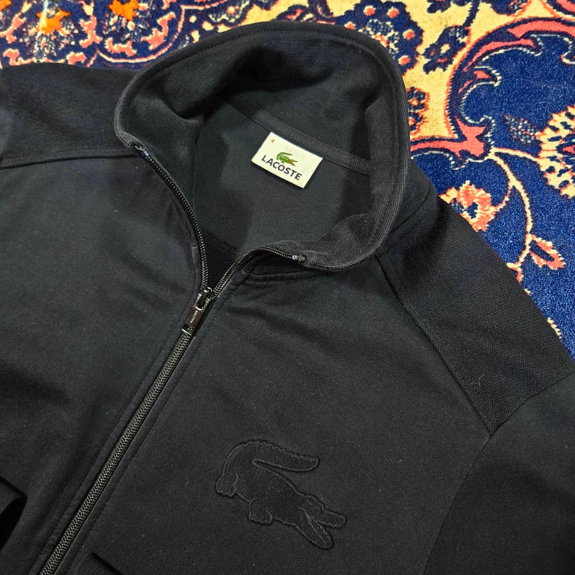 라코스테(Lacoste) 시그니쳐 빅로고 하이넥 집업 자켓 상품이미지3