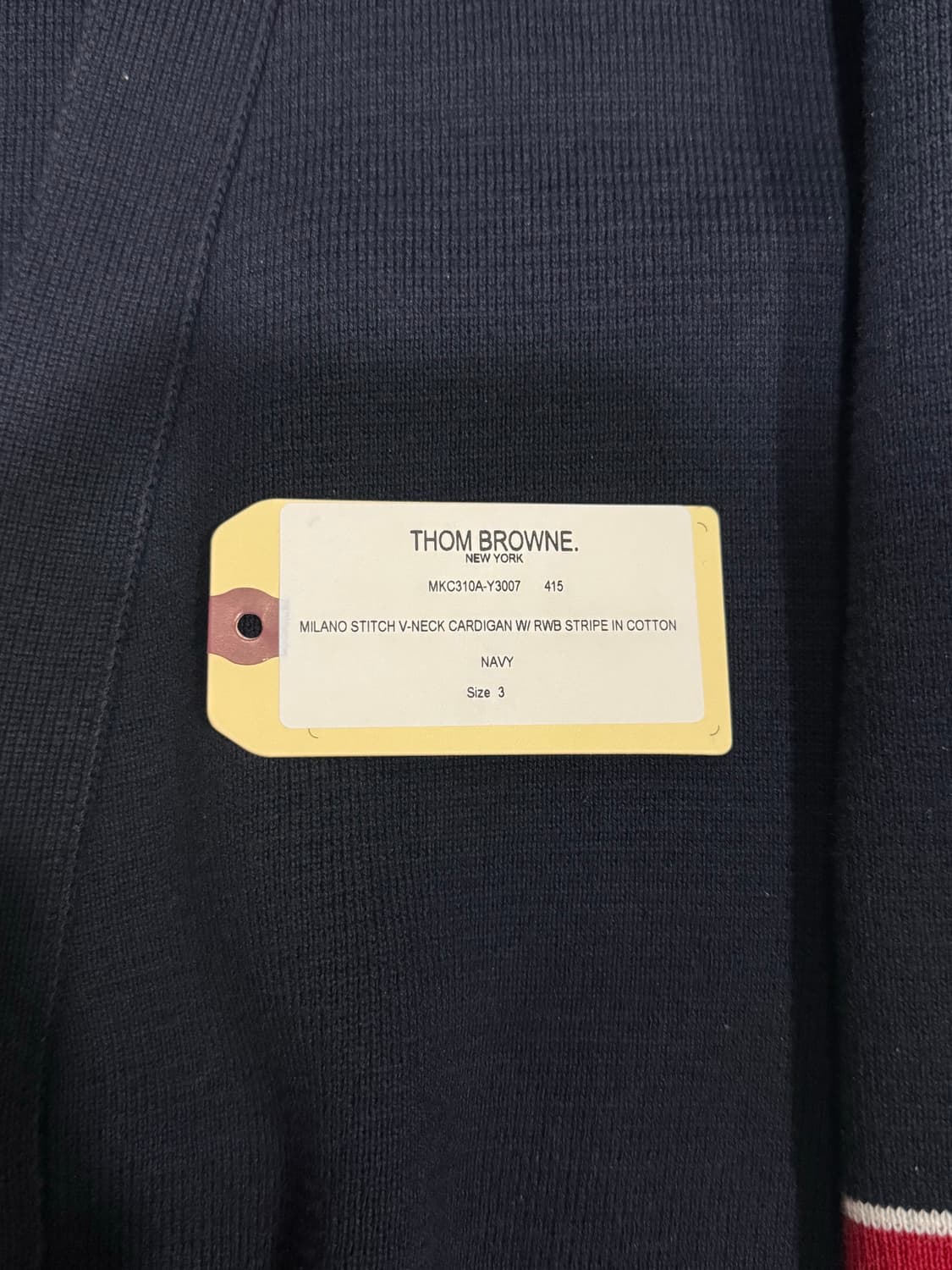 [당일출고,3사이즈] 톰브라운 암밴드 밀라노스티치 가디건 상품이미지2