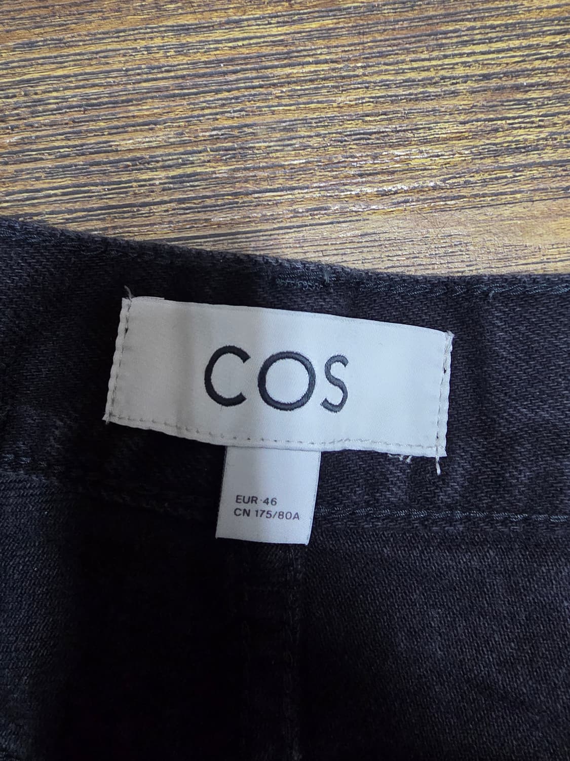 COS 블랙 데님팬츠 상품이미지3