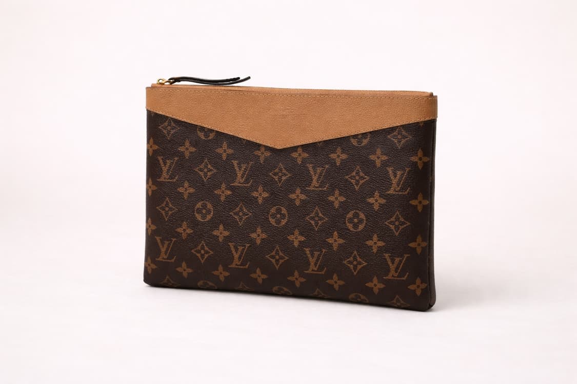 [S급] 루이비통 데일리 파우치 모노그램 캔버스 세서미 판매합니다!!! 상품이미지1