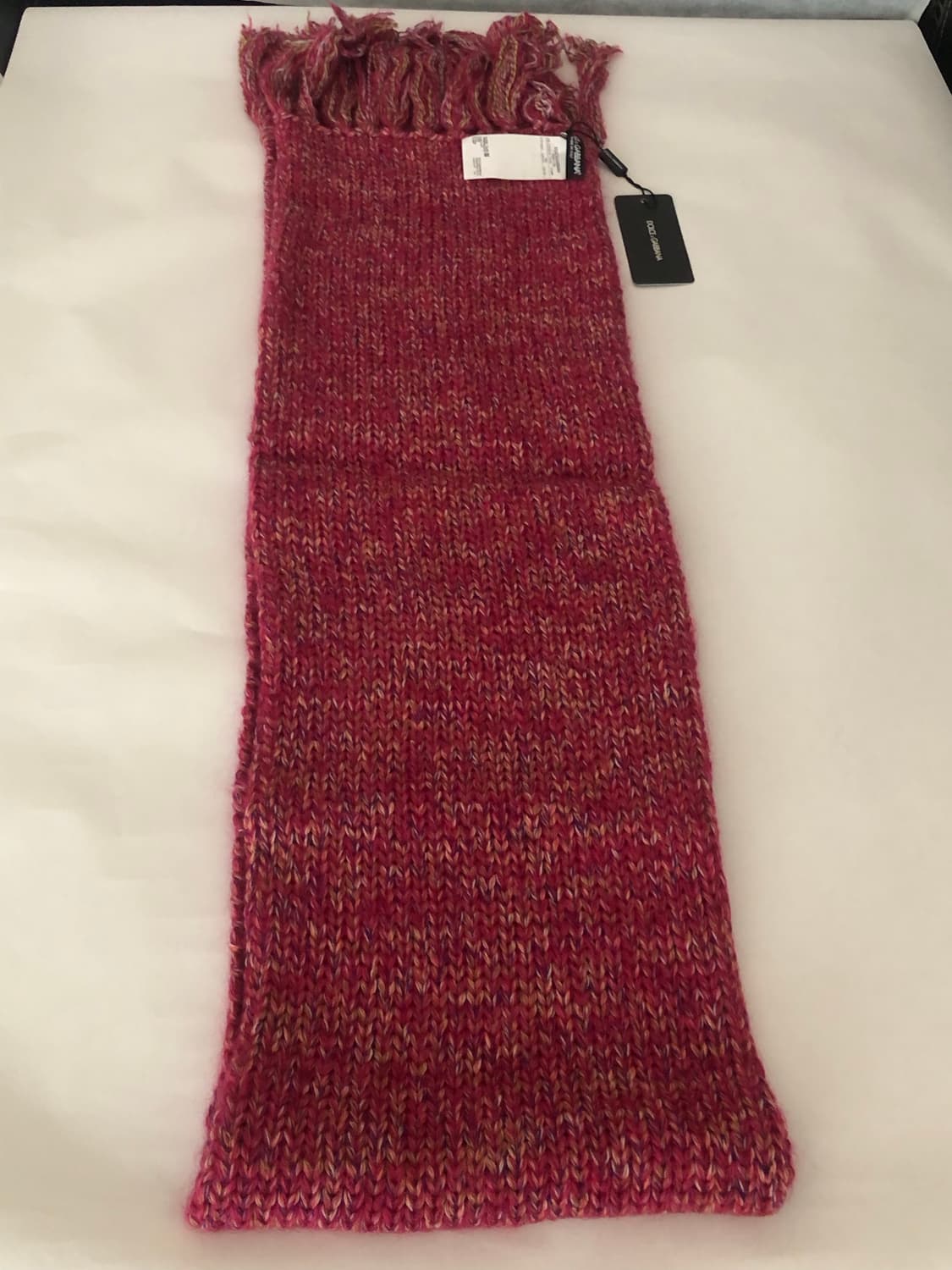 돌체앤가바나 멀티컬러 울 프린지 머플러 목도리 상품이미지4