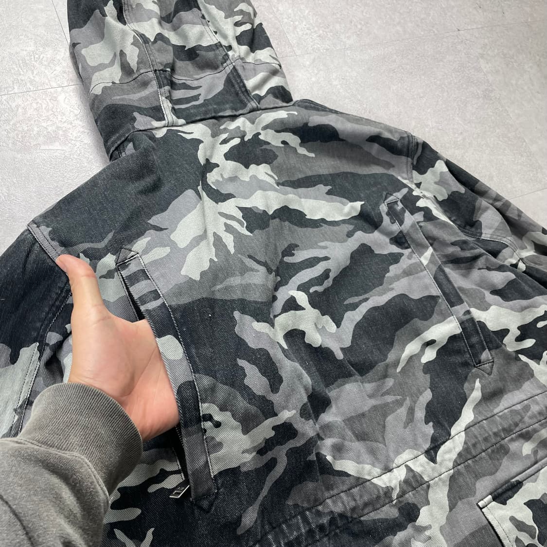 아르마니 익스체인지 카모 야상 상품이미지5