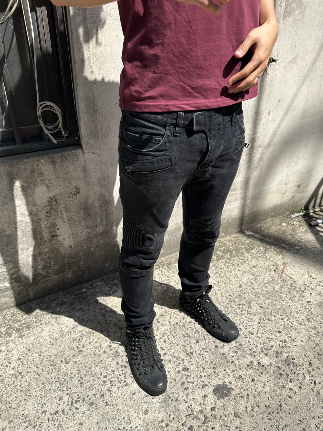 발망 15SS 왁스 코팅 바이커진 상품이미지1