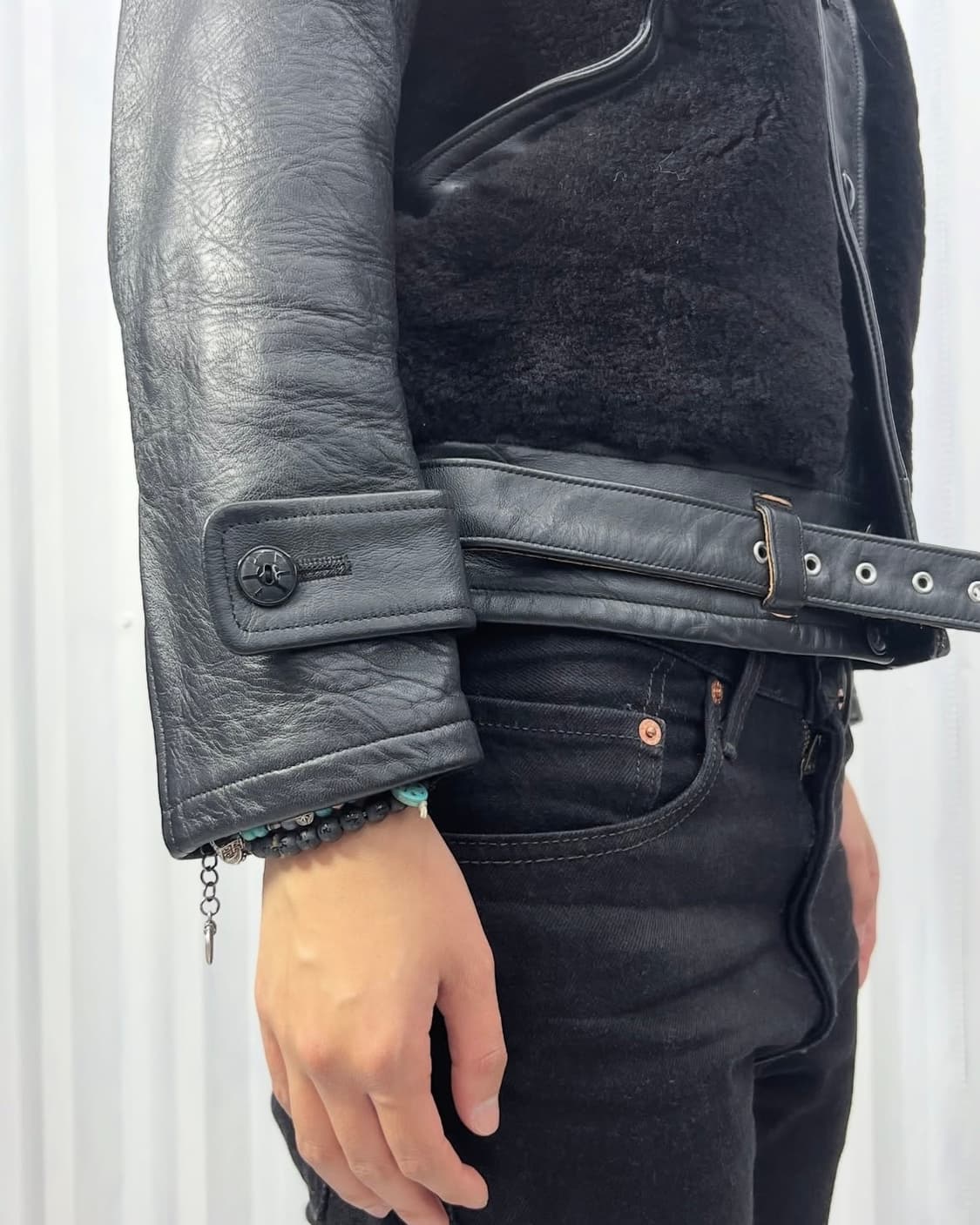 00s) Tenderloin Horsehide Grizzly jacket 상품이미지3