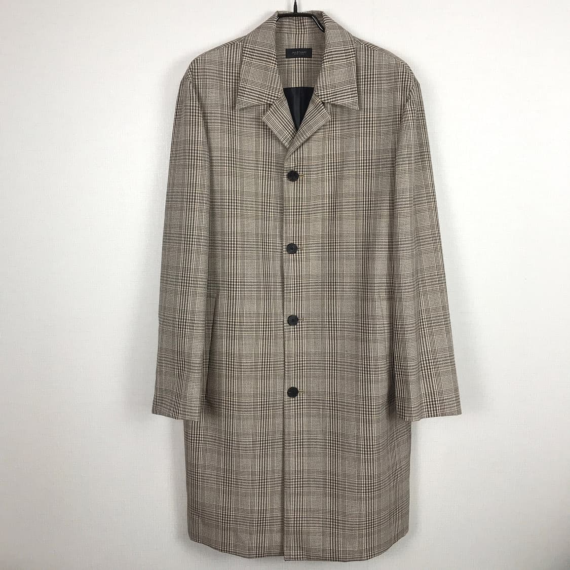 질스튜어트뉴욕 글렌 체크 맥코트 남성L 상품이미지1