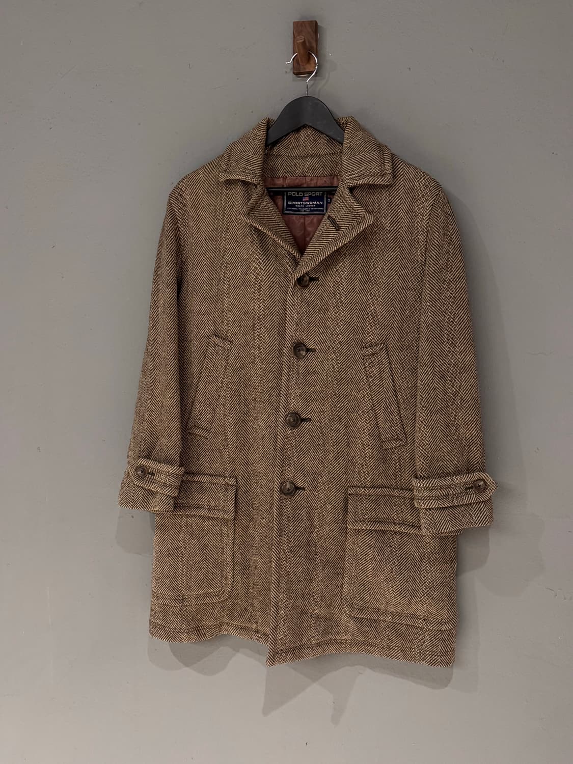 폴로 스포츠 해링본 트위트 코트자켓 상품이미지1