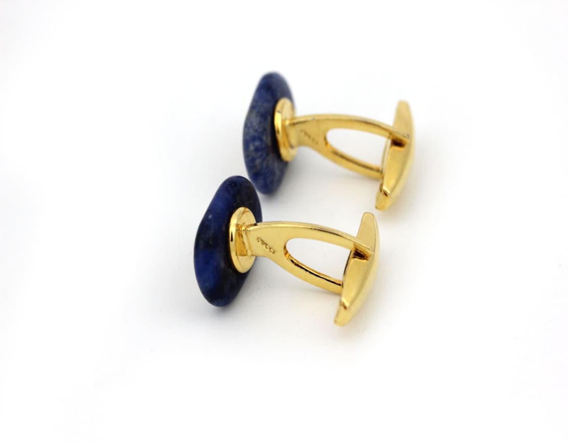 구찌 A등급 한정판 라피스 천연 원석 남자 명품 커프스 상품이미지4