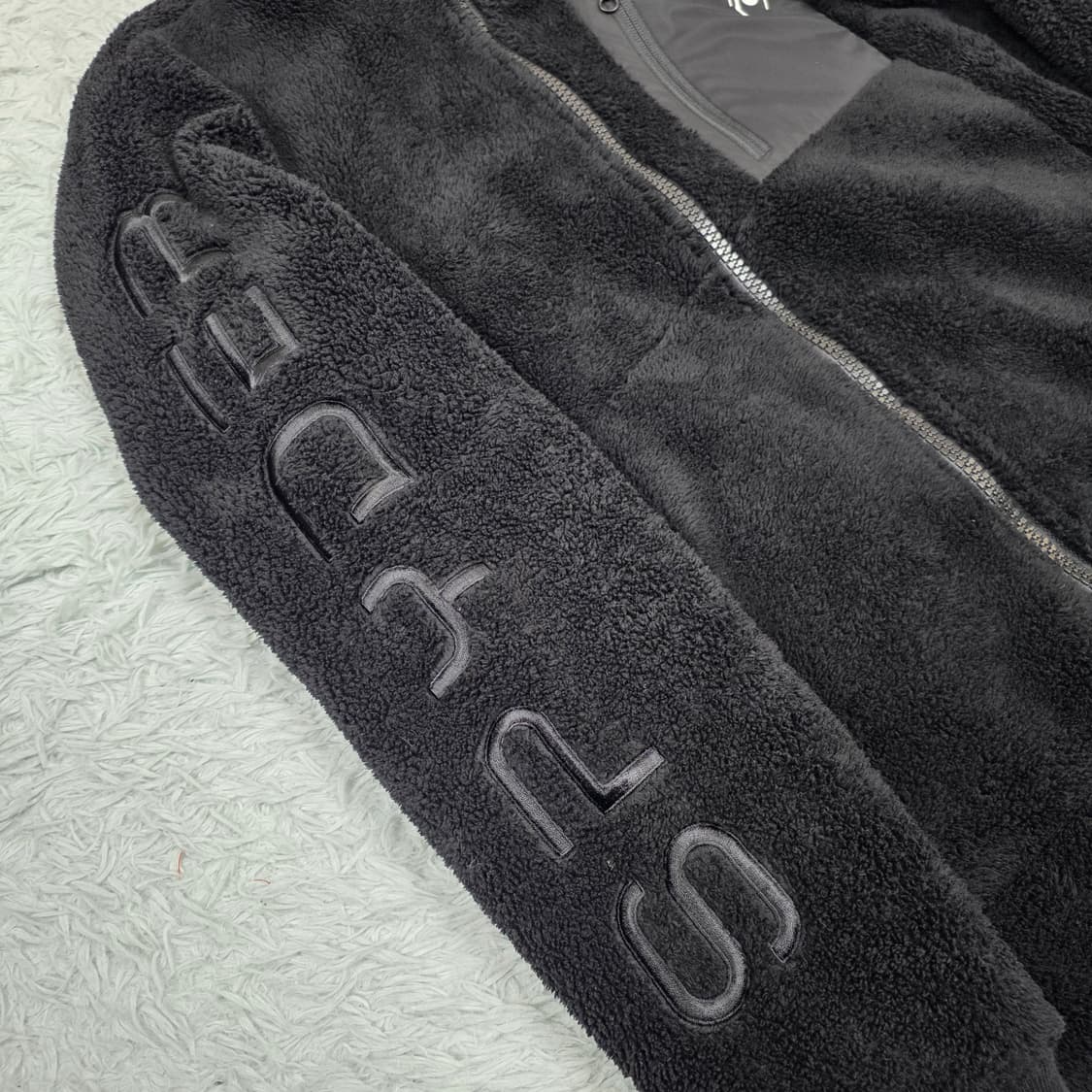 SPYDER 스파이더 롱헤어 후리스 자켓 블랙 S 상품이미지6