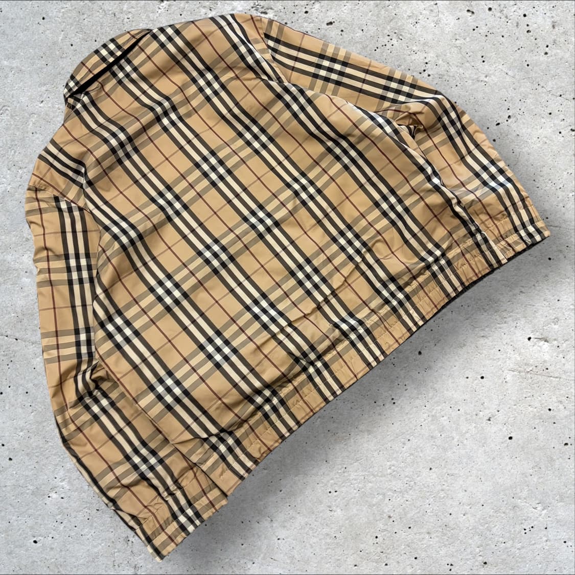 [M] 버버리 리버시블 노바체크 블랙 해링턴 자켓 B820 상품이미지3