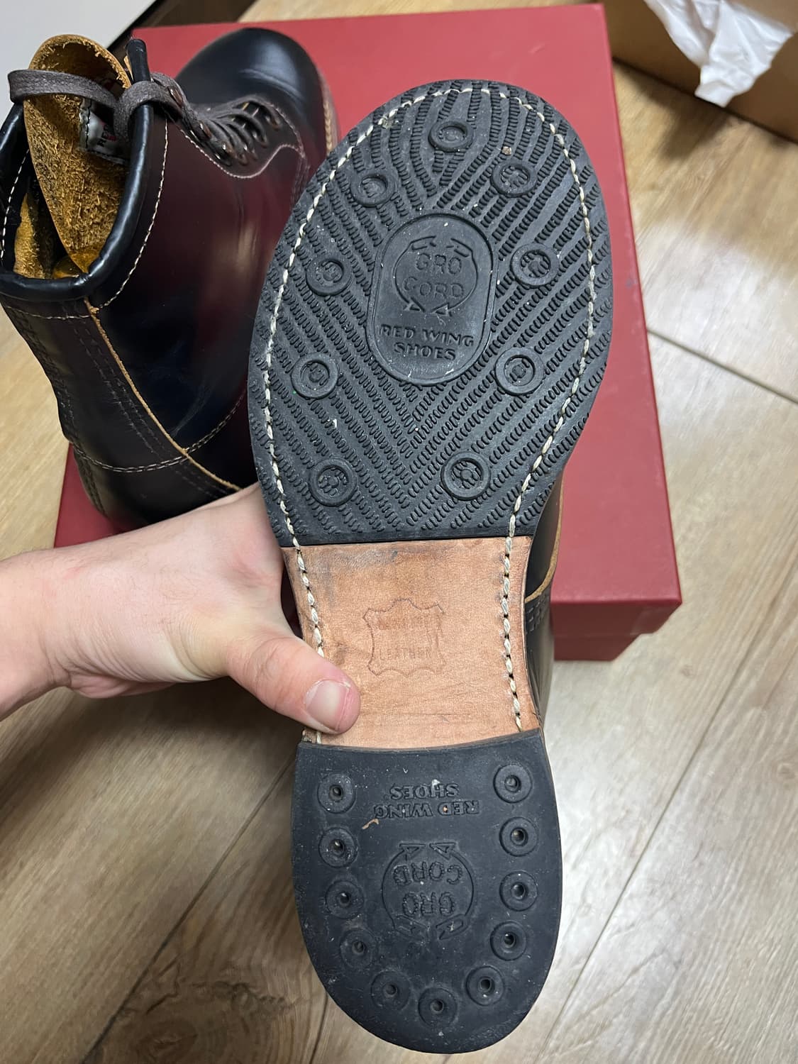 택포49) 레드윙 벡맨 9060 플랫박스 7D 250 상품이미지4