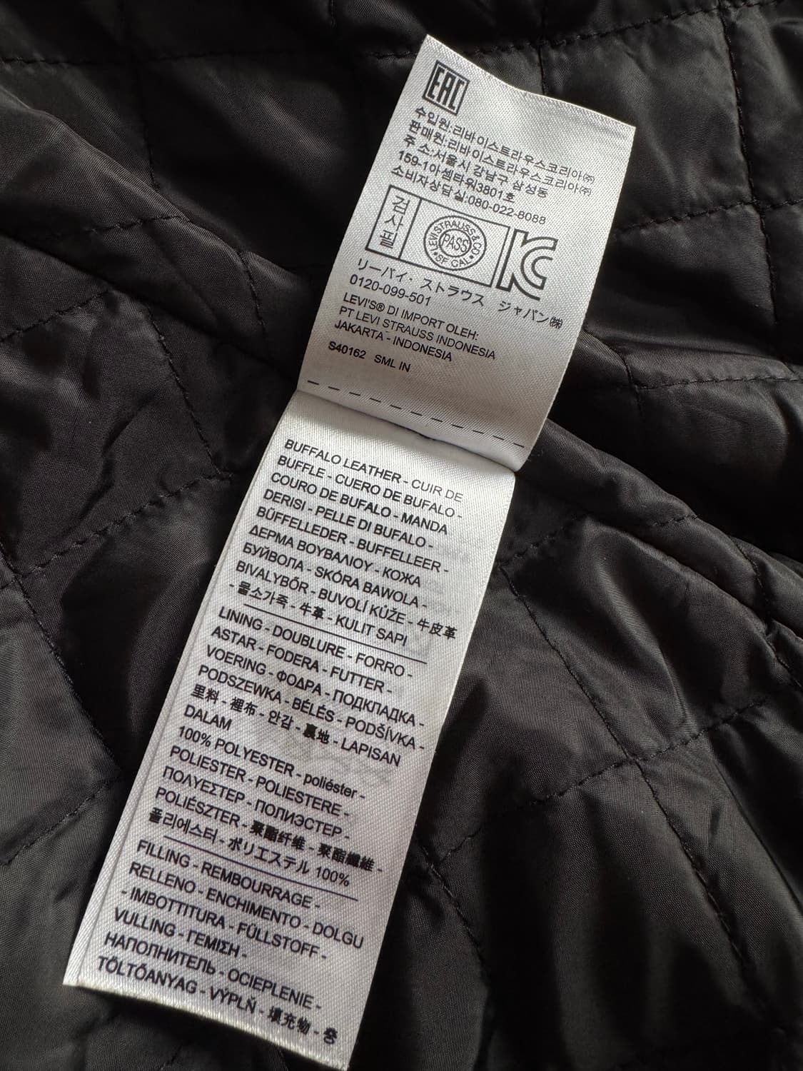 [L] 리바이스 버팔로 레더 봄버 자켓 상품이미지8