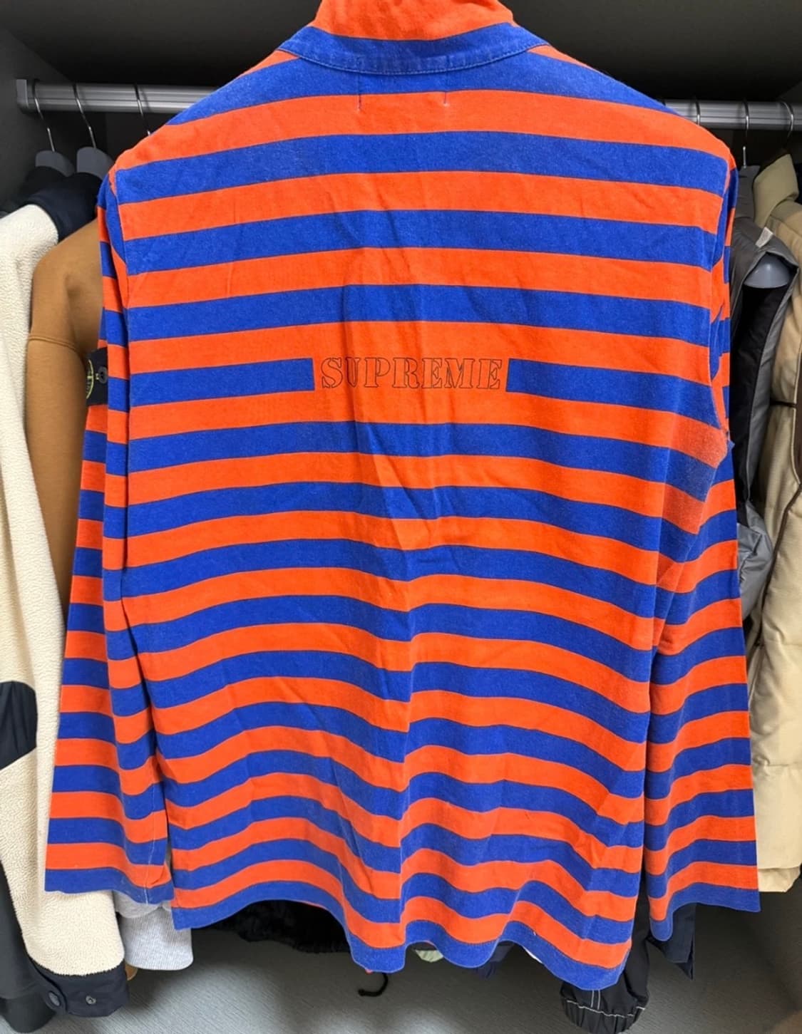 스톤아일랜드 X 슈프림 16ss 하프집업 M 상품이미지2