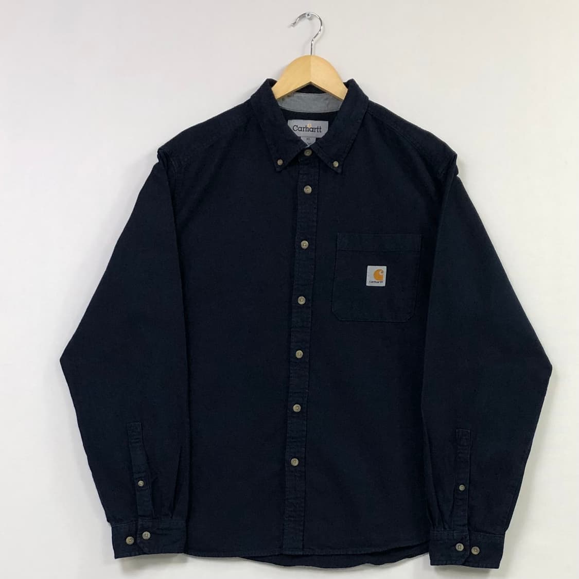 Xxl 칼하트 네이비 워크 셔츠 상품이미지2