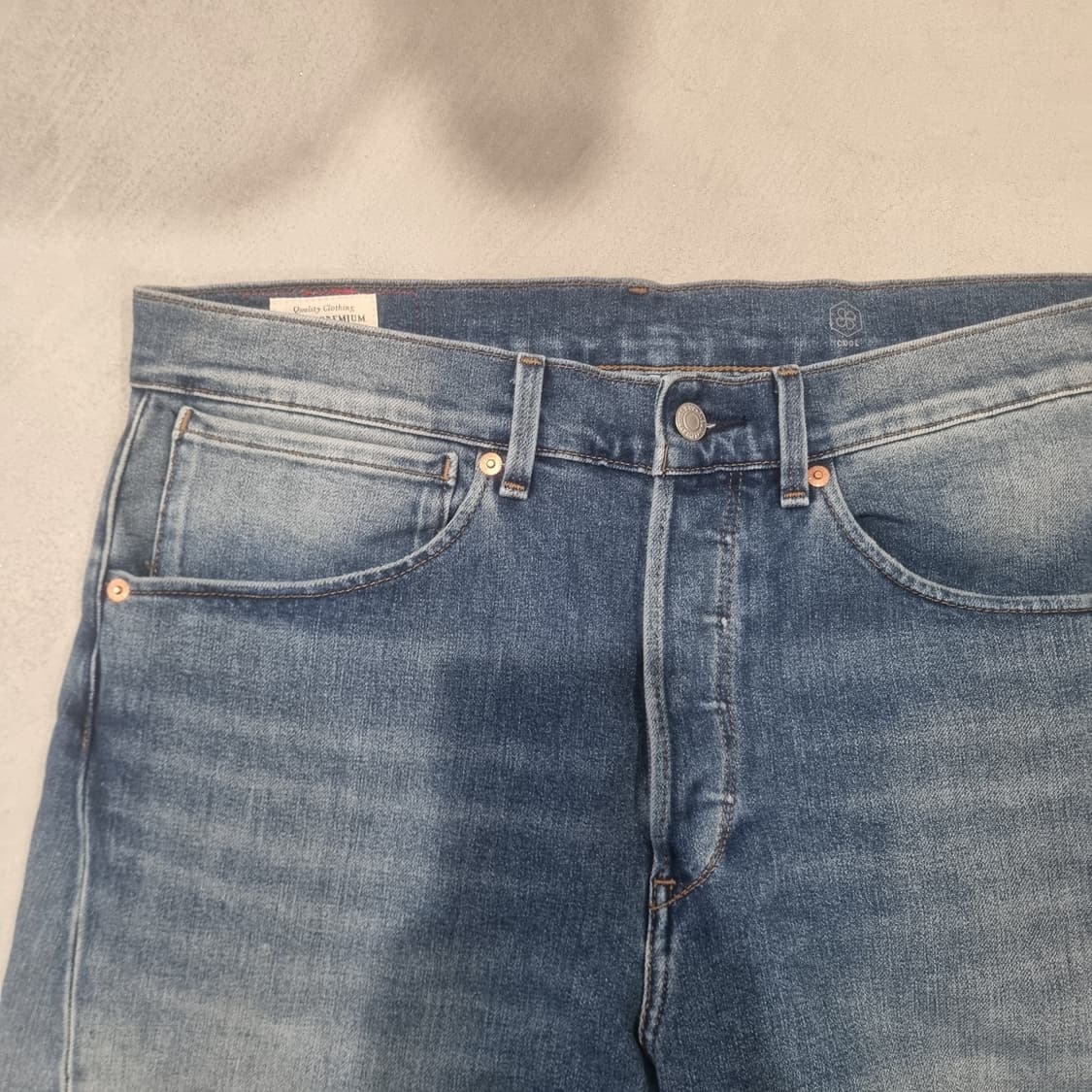 새제품 일본 리바이스 엔지니어드진 LEJ502 블랭크탭 로얄사이즈 34 상품이미지2