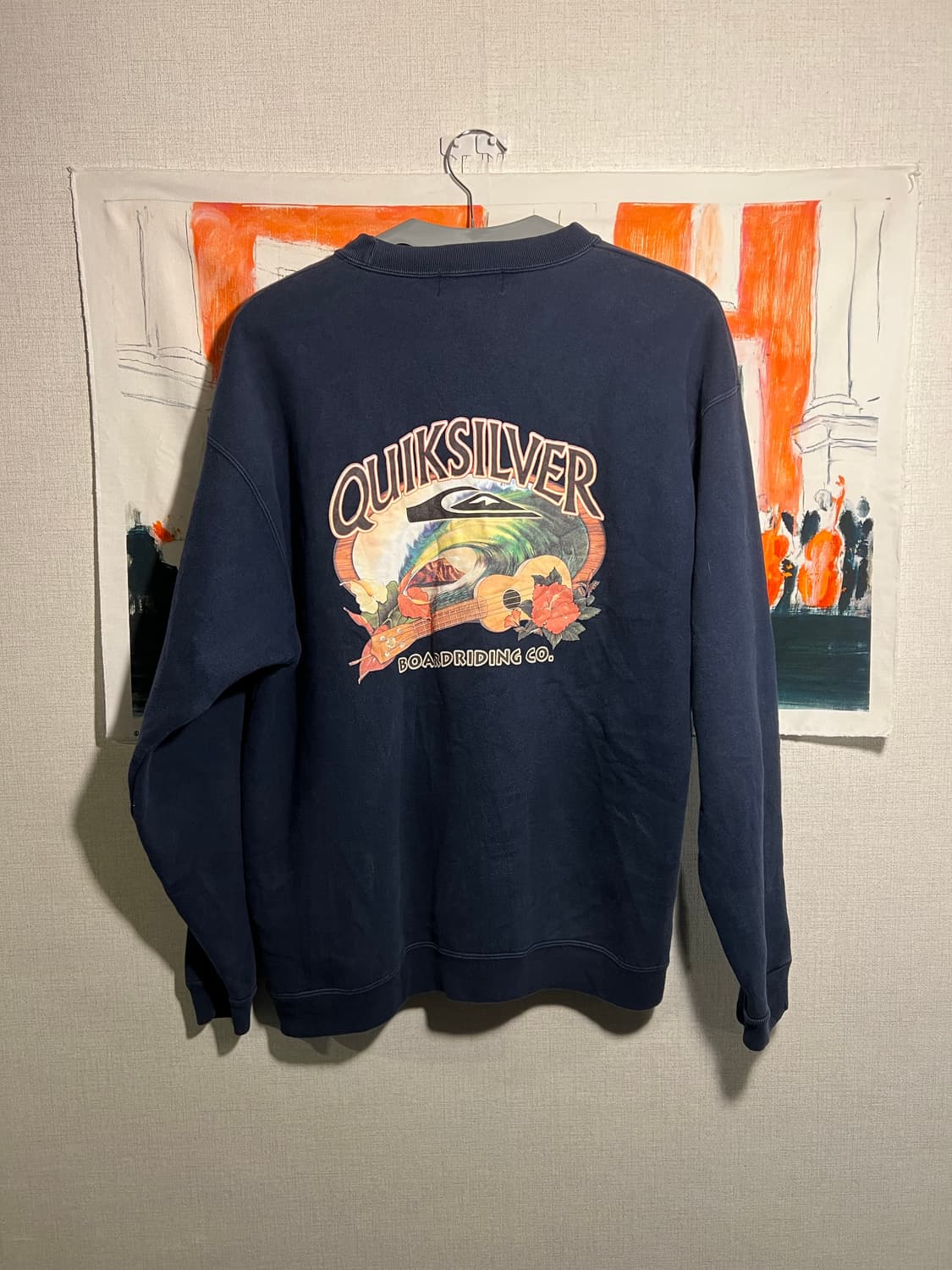 퀵실버 네이비 맨투맨 상품이미지2