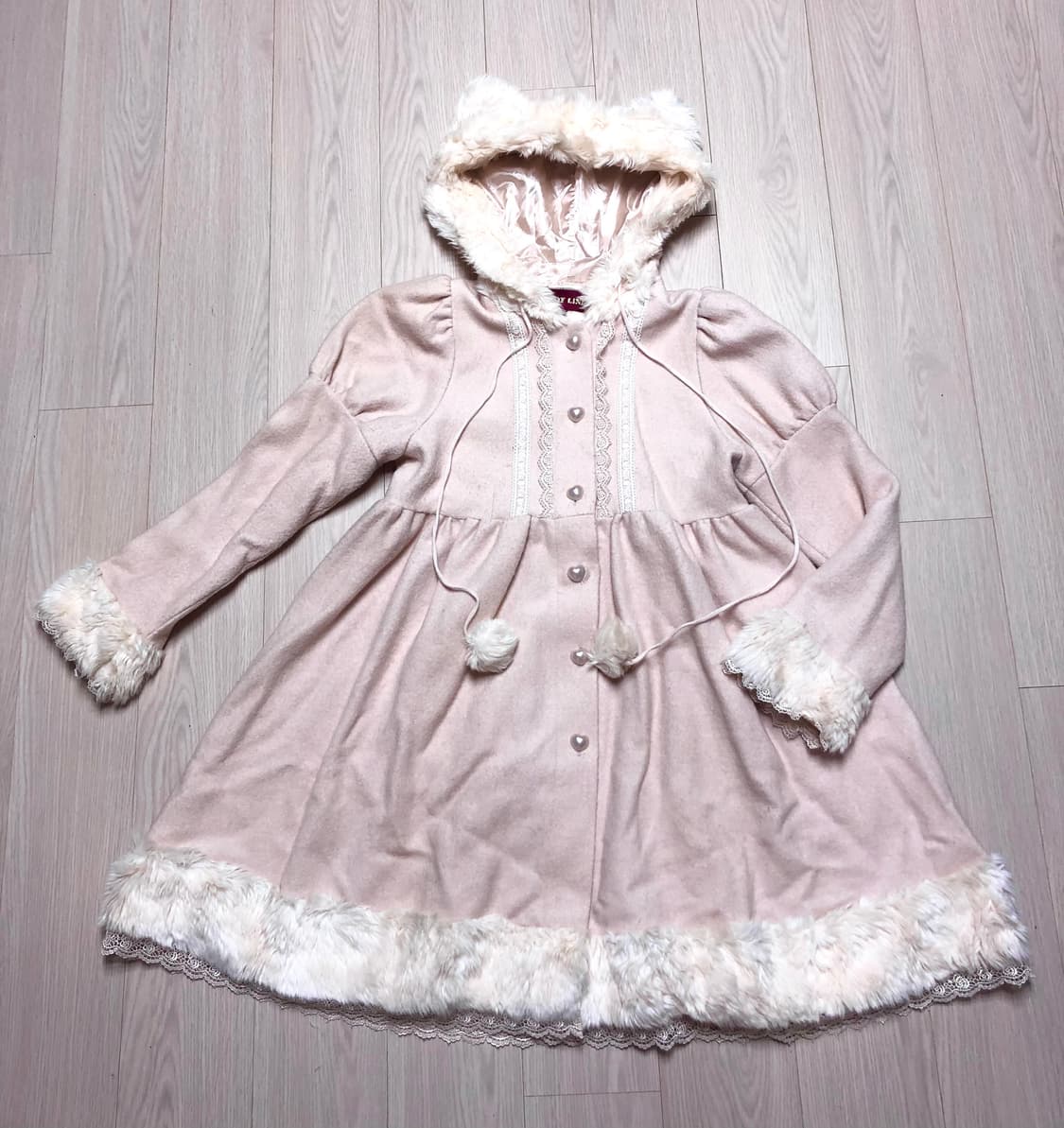 바디라인 Bodyline 로리타 네코미미 코트/고전 희귀 빈티지 로리타 상품이미지1