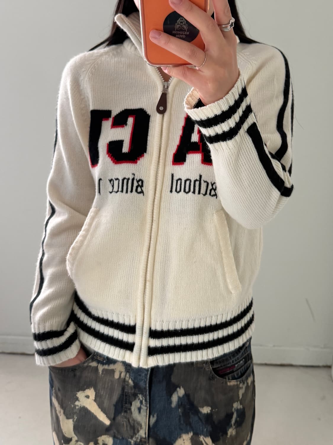 일본빈티지 SUNFORD CLUB 니트 가디건집업 상품이미지5