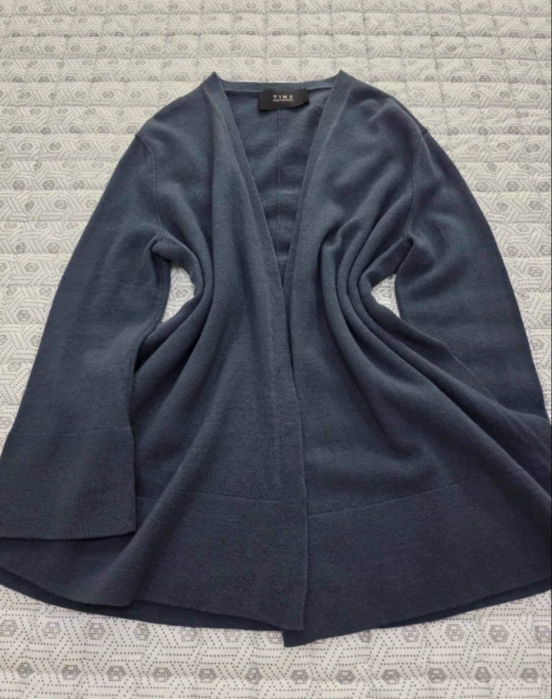 TIME 네이비 롱 가디건 ~55반 상품이미지3