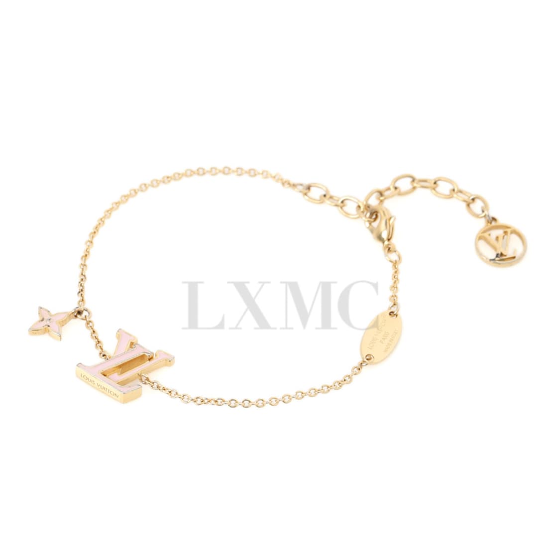 루이비통 팔찌 LV 아이코닉 에나멜 핑크 팔찌 M1008A 상품이미지2