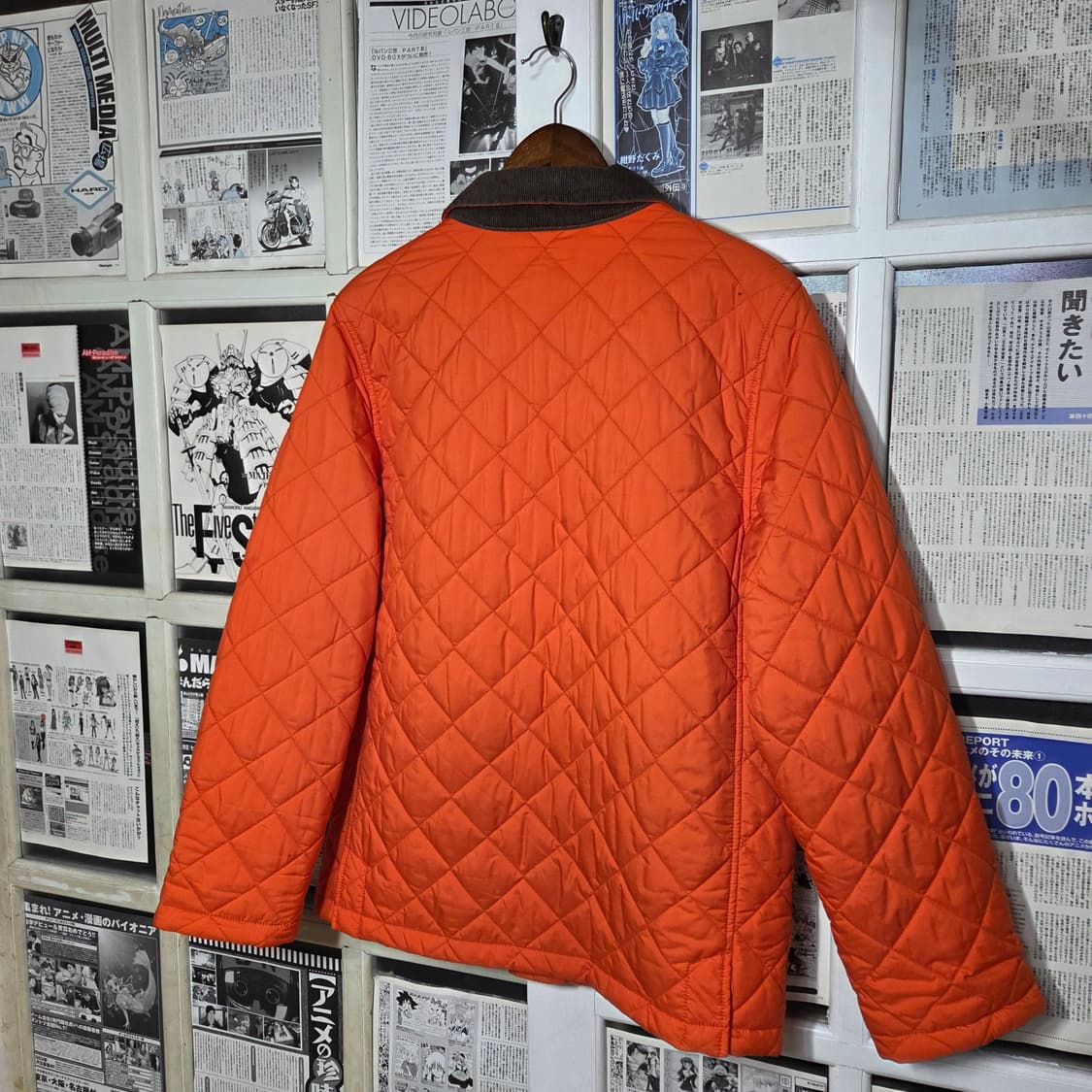 폴로 오렌지 카키 코듀로이 누빔 경량 자켓 상품이미지6