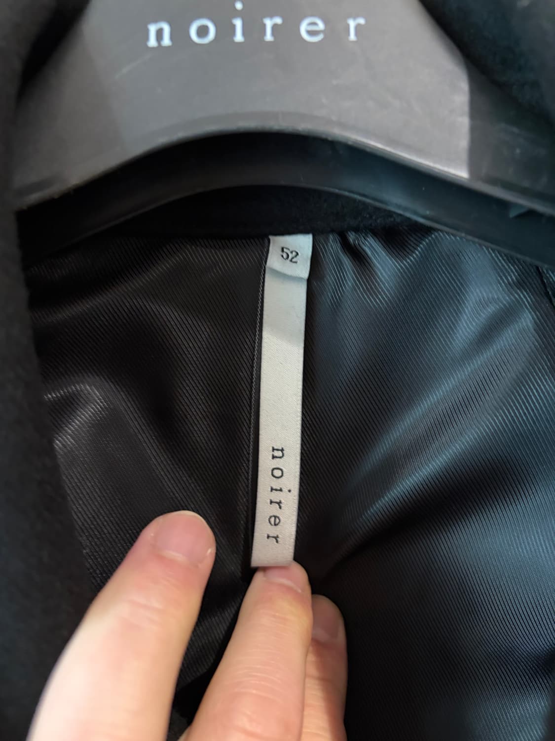 노이어 헤비 울 오버핏 블루종 52 (새상품) 상품이미지3