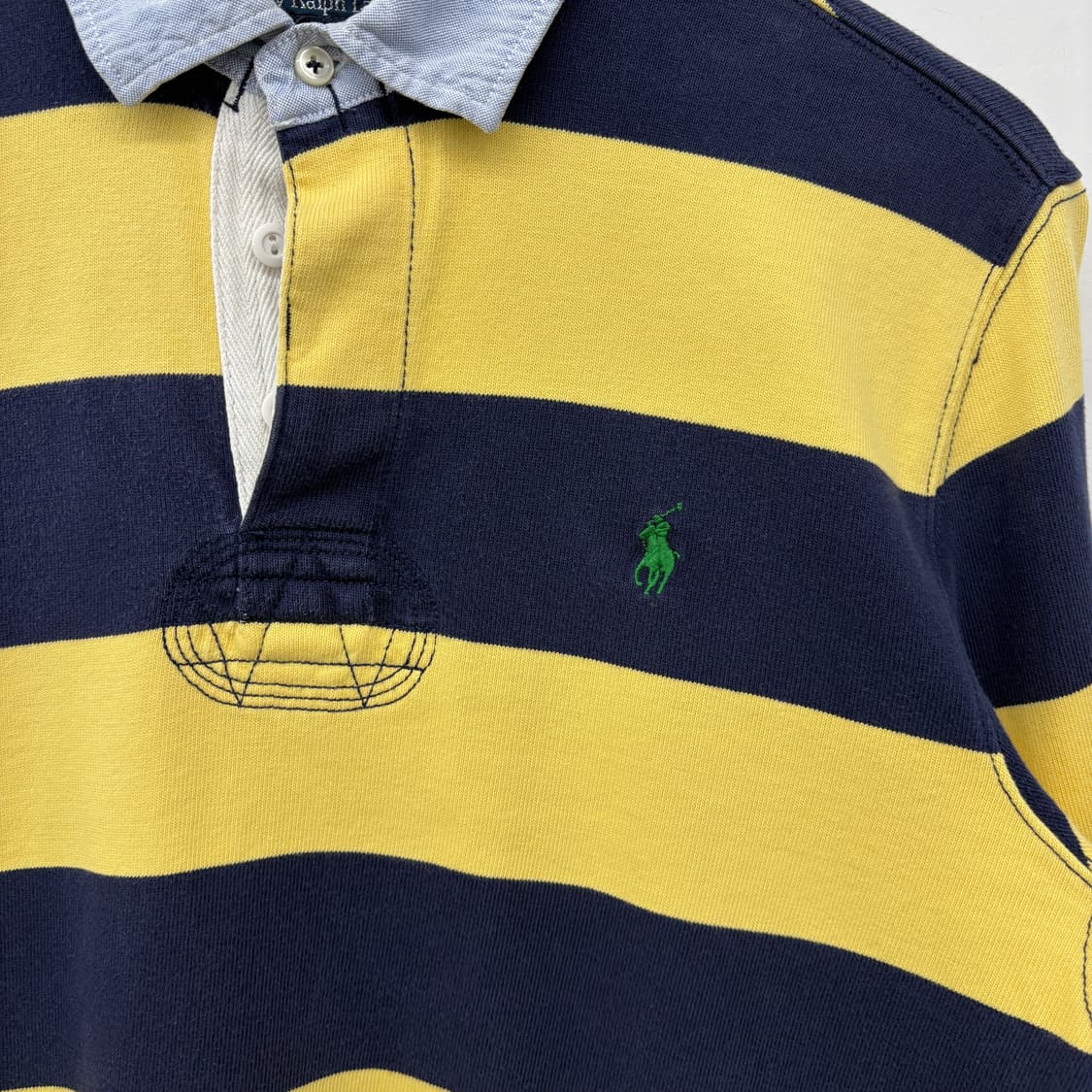 폴로 랄프로렌 스트라이프 럭비 셔츠 긴팔 남M L 상품이미지2