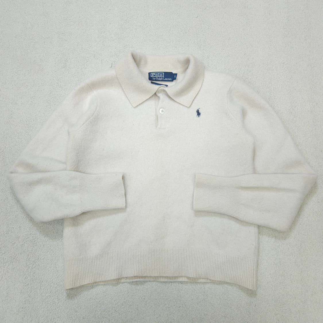 폴로 랄프 로렌 램스울 카라 니트 XL 상품이미지2