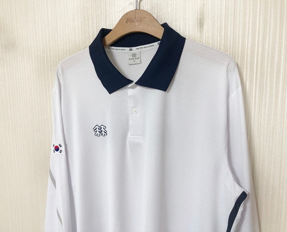 코오롱스포츠 대한민국 양궁국가대표 선수지급 시합용셔츠 110 김우진 상품이미지6