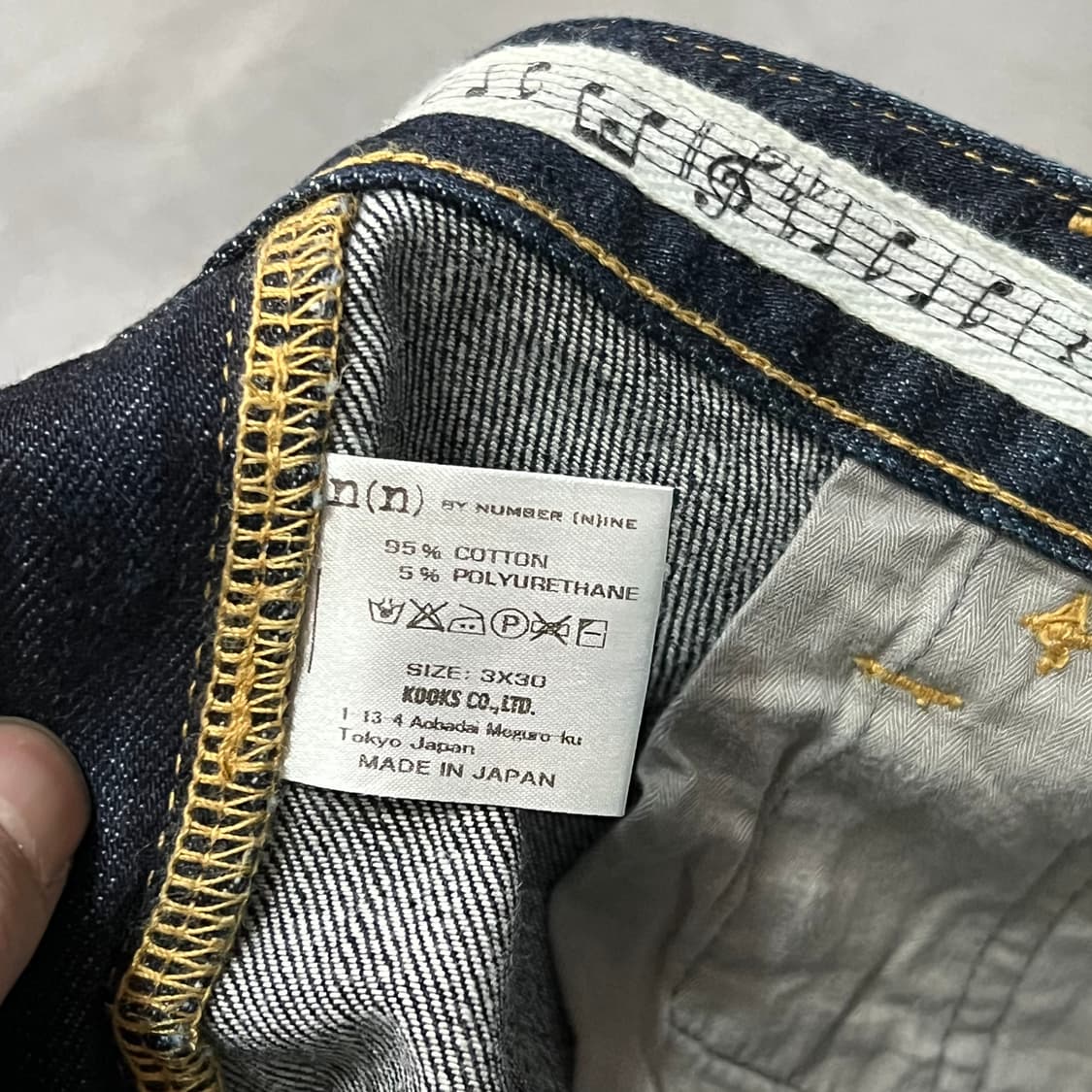  넘버나인 슬림핏 데님 팬츠 y15288 상품이미지7