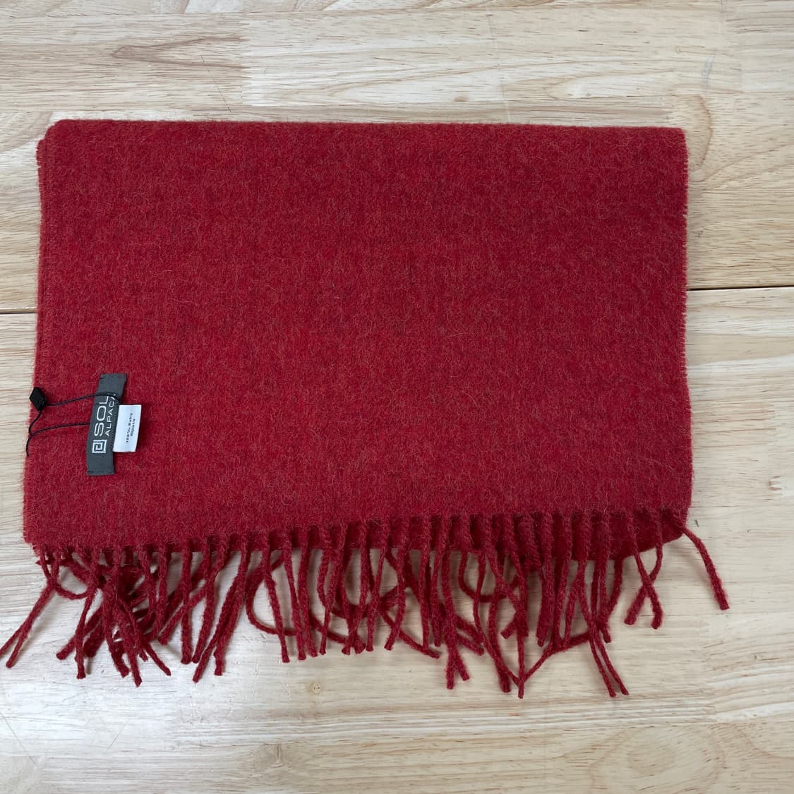 SOL ALPACA 머플러 레드 상품이미지2