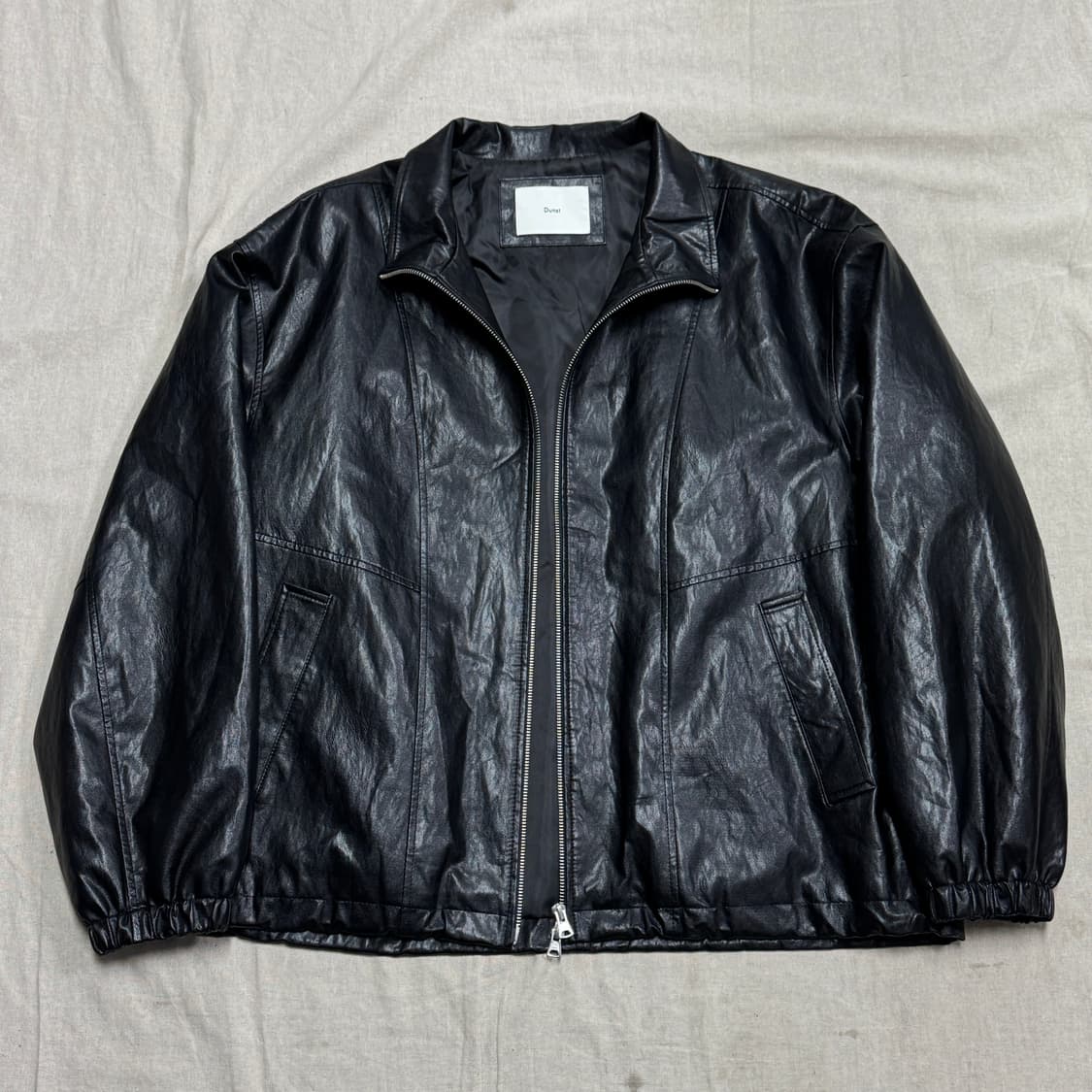 던스트 투웨이 인조가죽 레더자켓 XL 상품이미지1