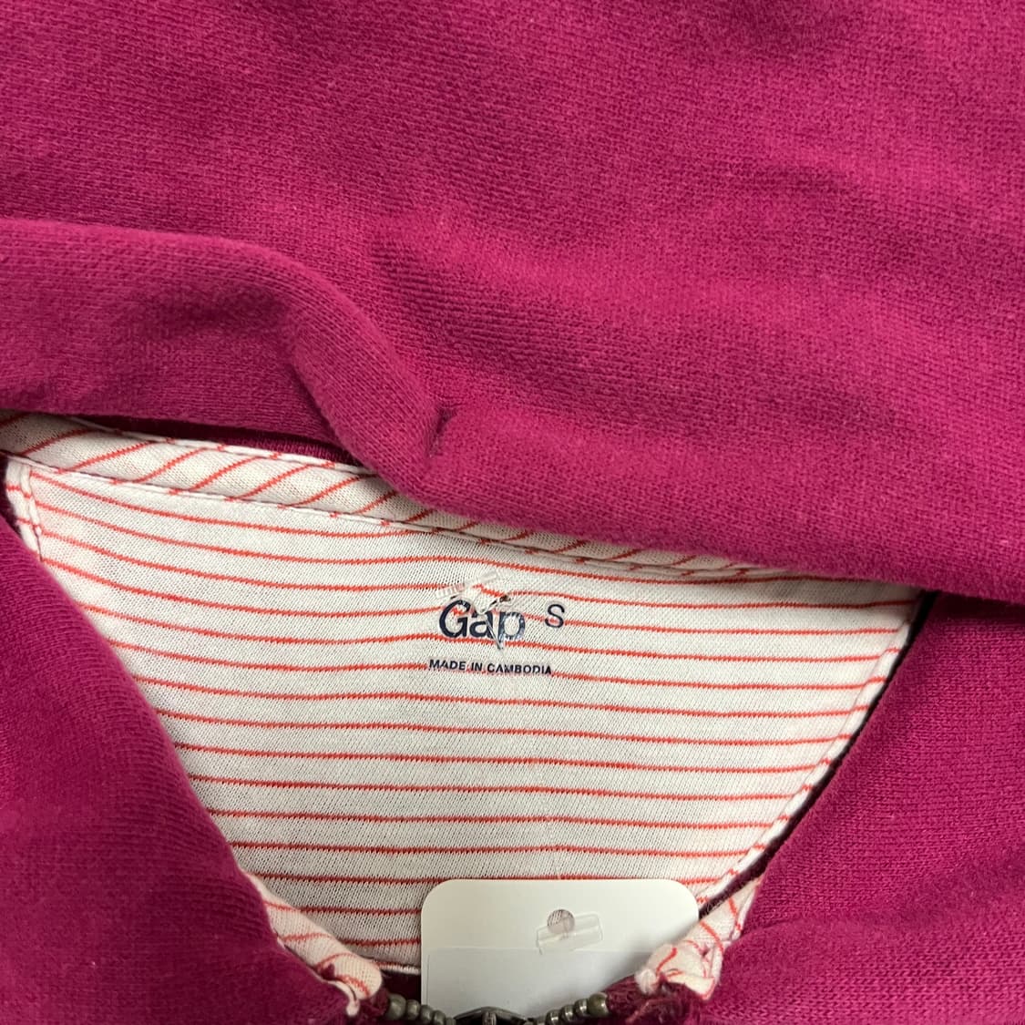 Gap magenta pink zip-up hoodie 상품이미지6