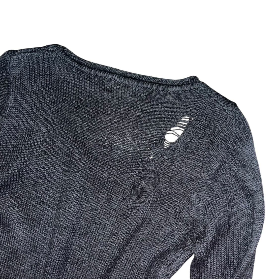 KNICK KNACK 닉낵 그런지 롱 긴팔 니트 y2k갸루펑크 상품이미지5