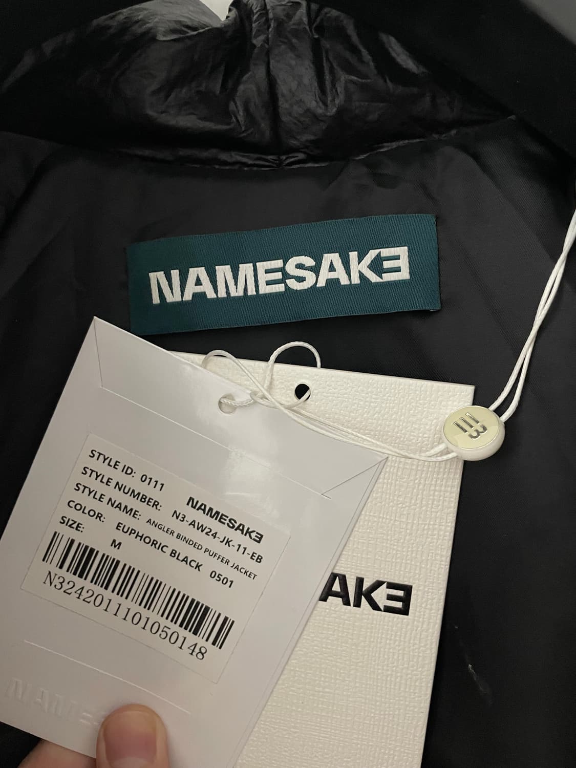 새상품) NAMESAKE 앵글러 푸퍼 자켓 패딩 M (100-105) 상품이미지4