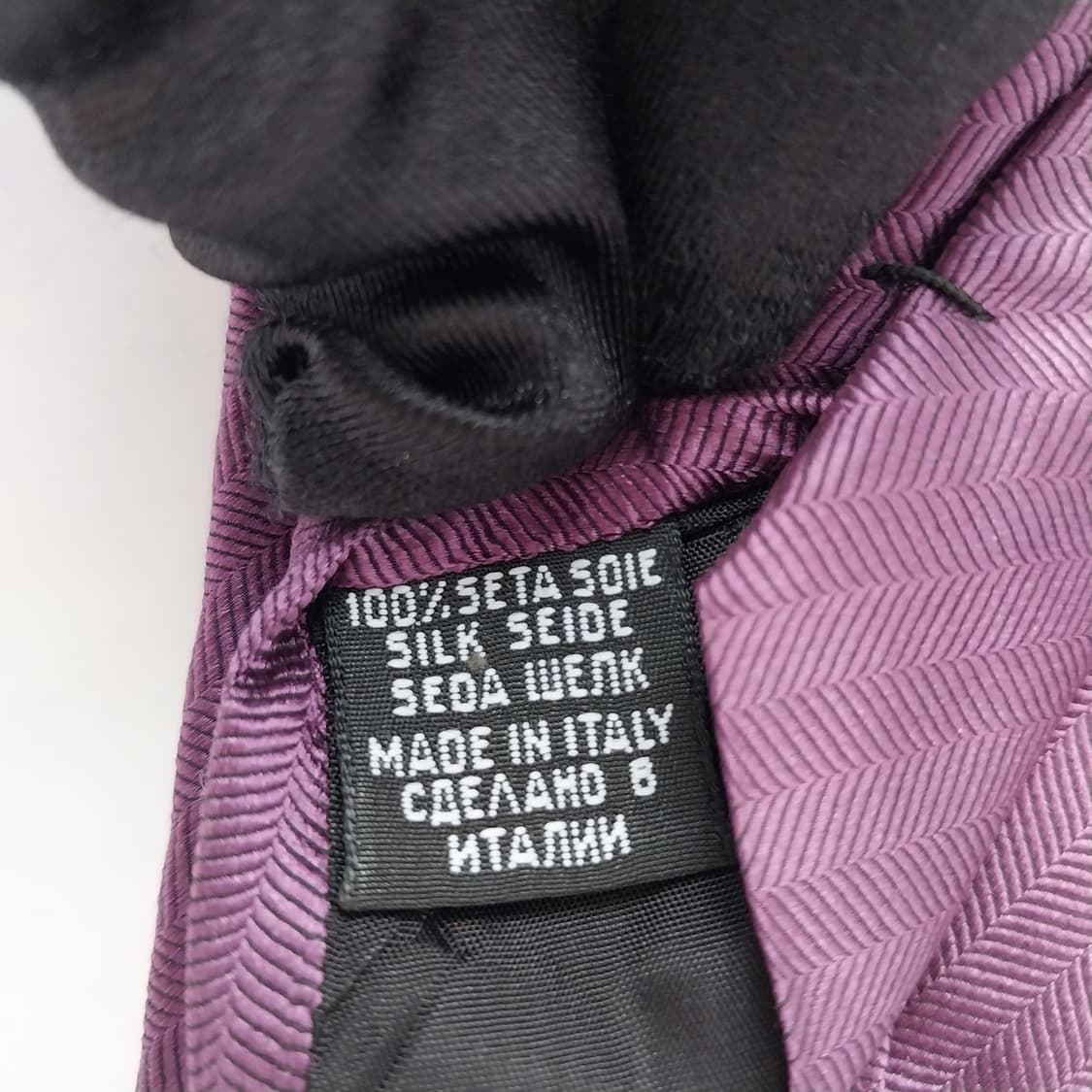 휴고보스 실크 퍼플 헤링본 넥타이 9cm B등급 K1159
 상품이미지10