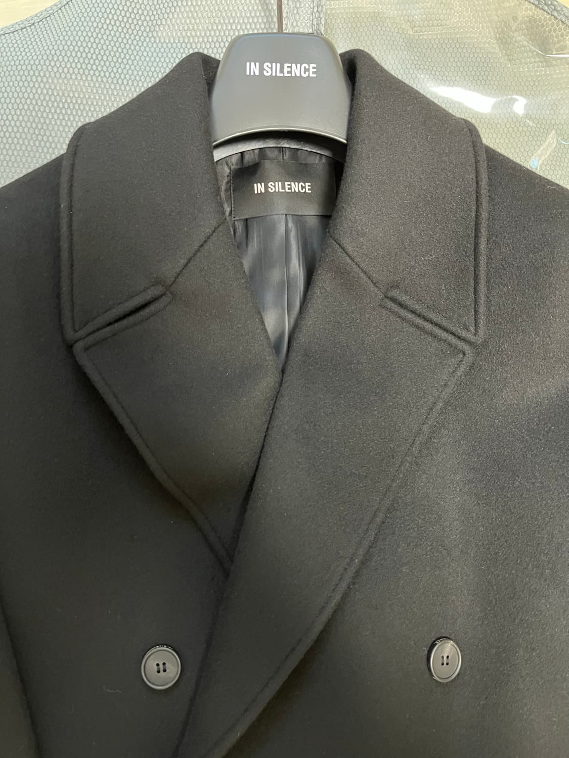 인사일런스 캐시미어 더블 롱 코트 상품이미지3