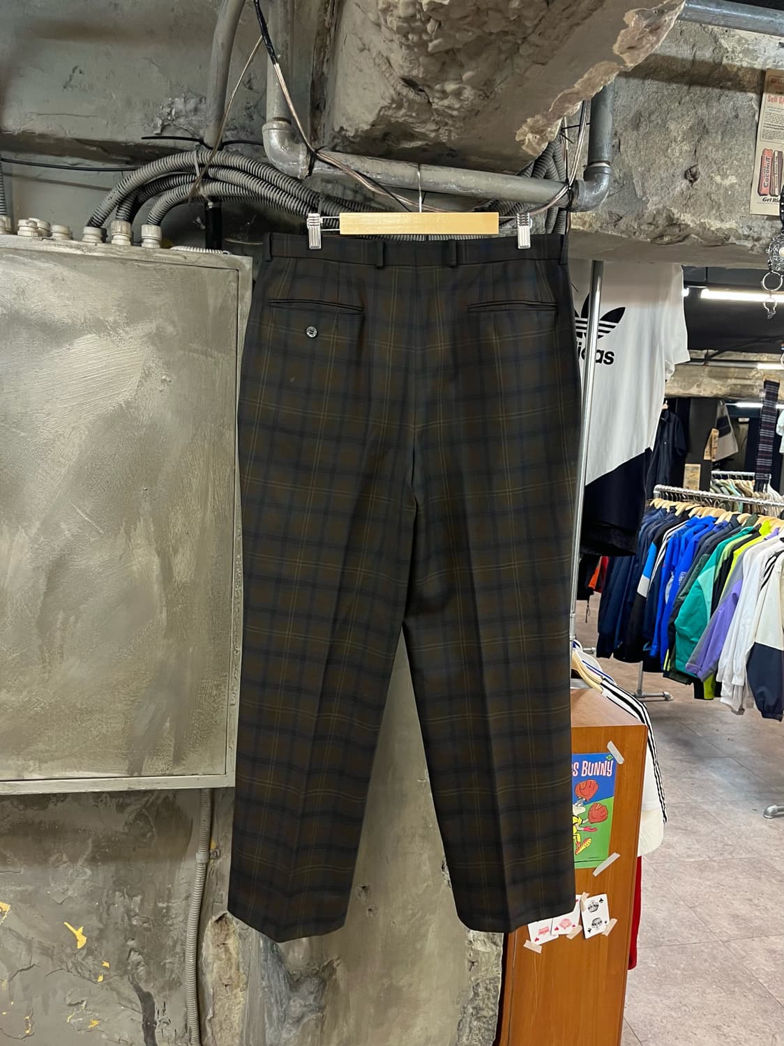 입생로랑 체크 슬랙스 #csz2860  상품이미지2