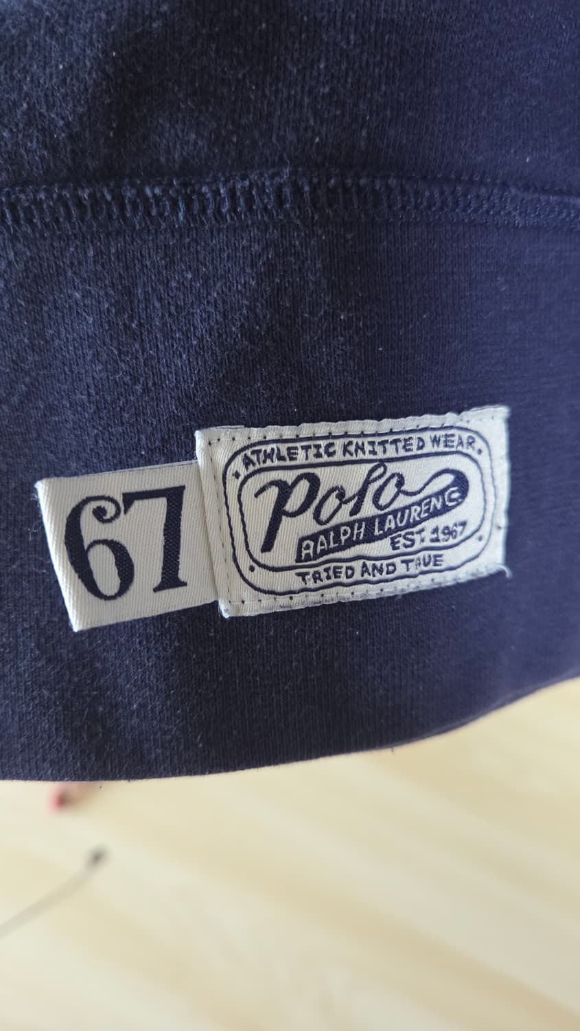 폴로 네이비 로고 맨투맨 상품이미지4