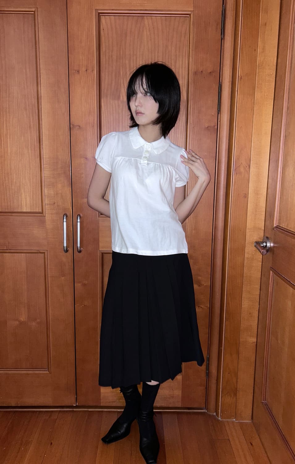 White Puff Sleeve Shirt (Comme Ca Ism) 상품이미지1