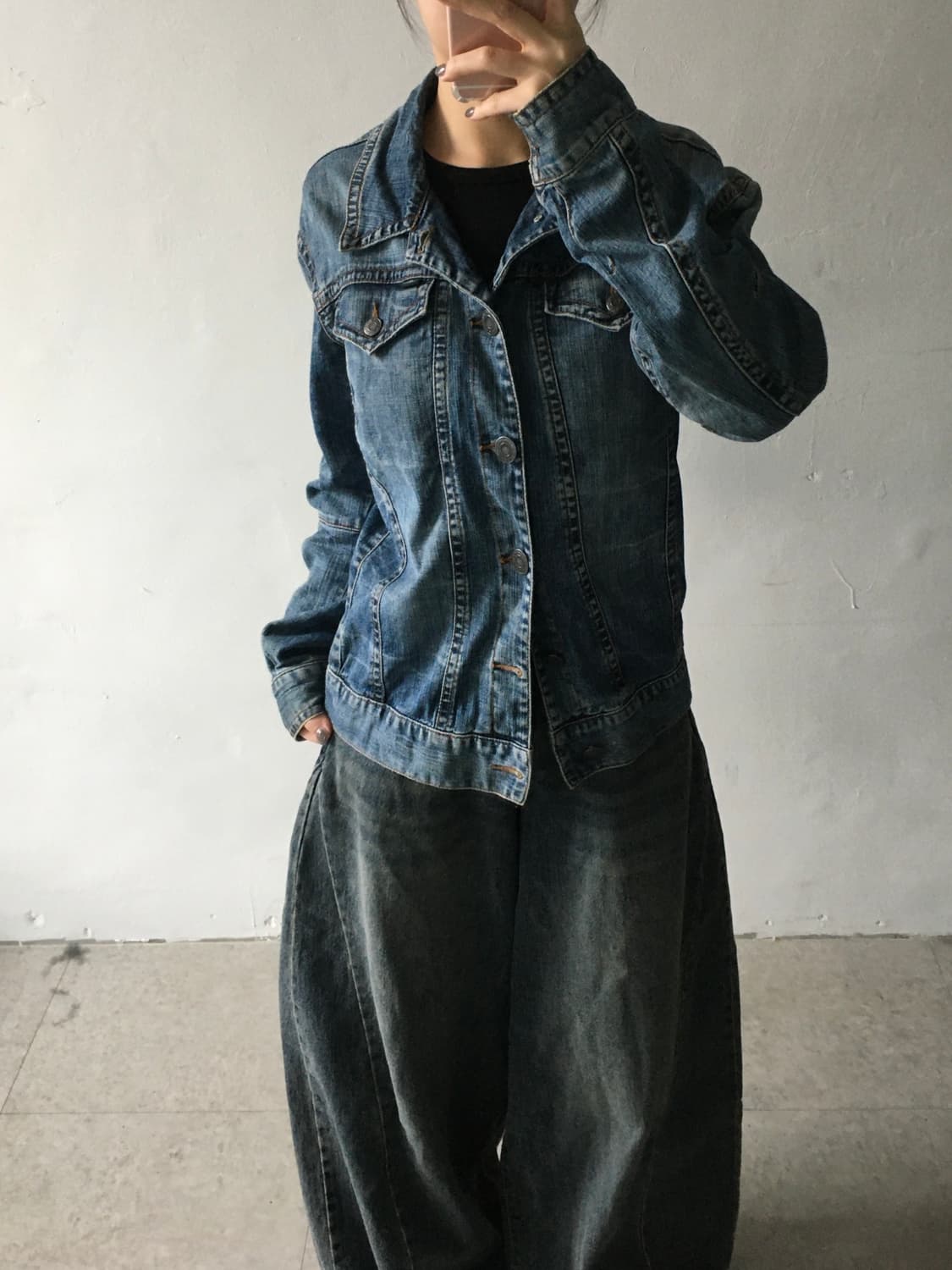 캘빈클라인 백스펠 데님자켓 상품이미지1