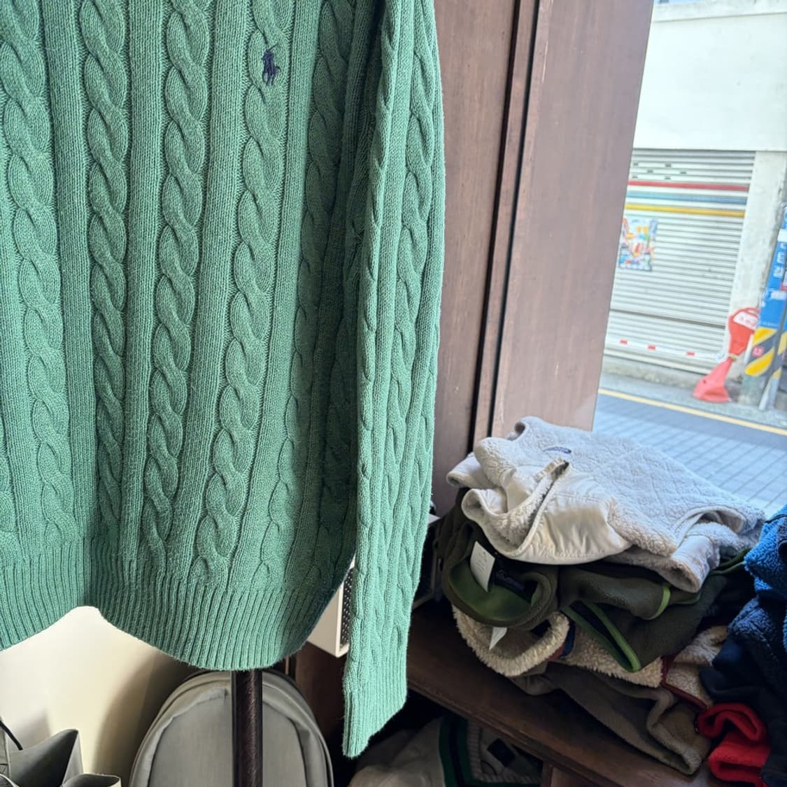 15297 - 폴로 랄프로렌 그린 케이블 니트 상품이미지4