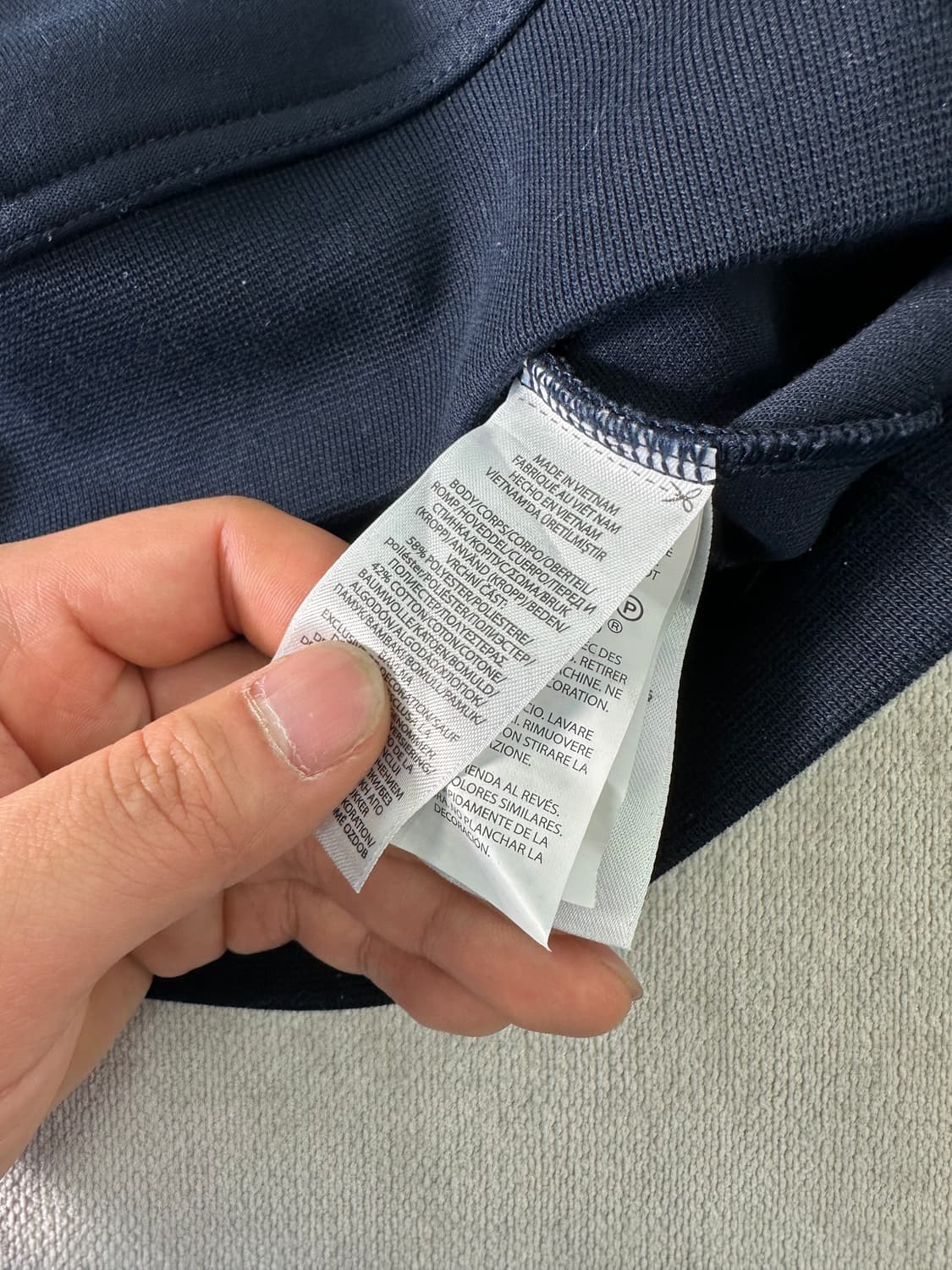 100 폴로랄프로렌 신형라벨 스몰포니 코튼 네비이 후드티 상품이미지5