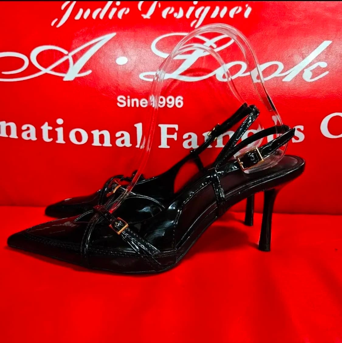 자라(ZARA) 에나멜 스트렙 펌프스 37size 상품이미지3