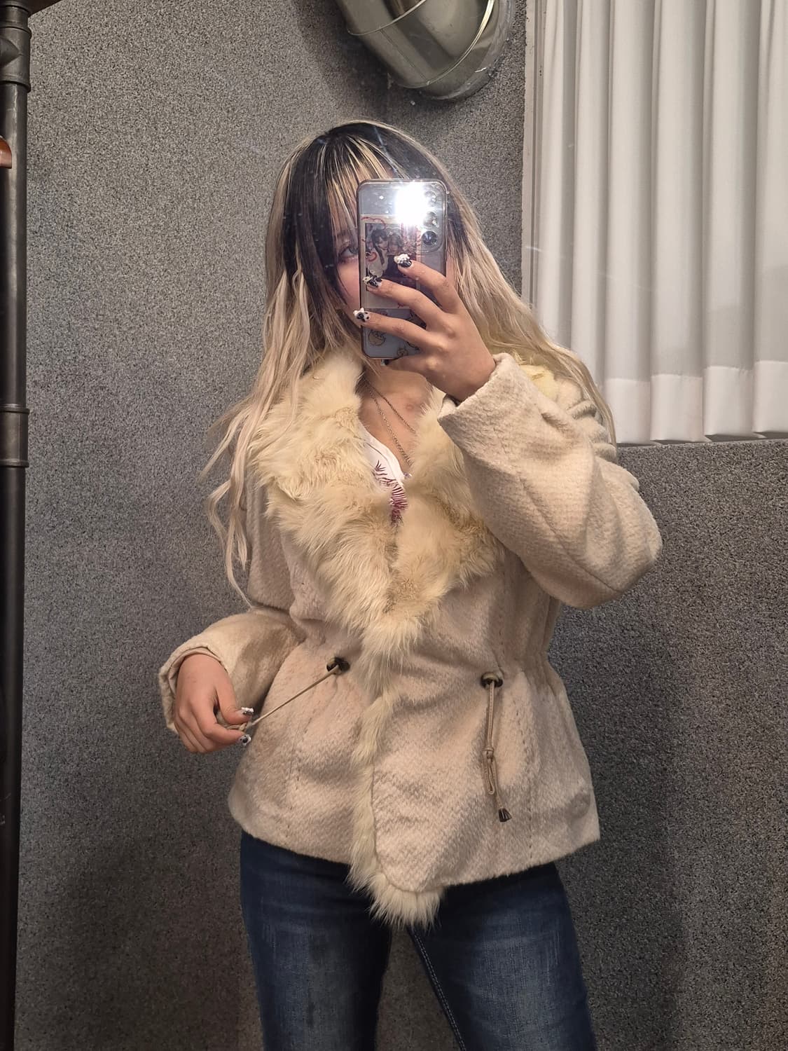 VINTAGE FOX FUR JACKET  상품이미지1