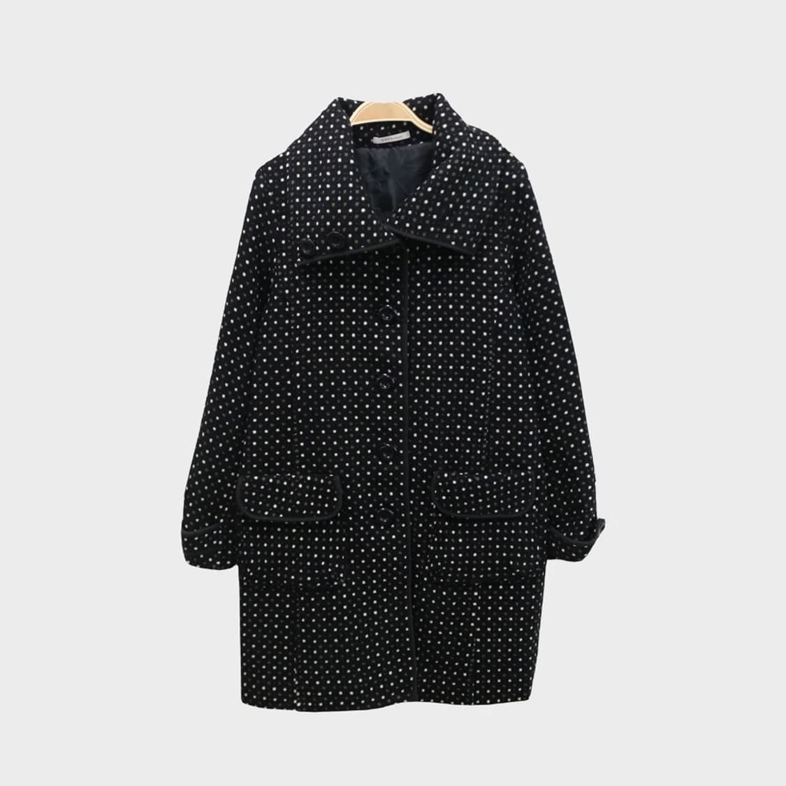 엑시즈팜 도트 포인트 미들 코트  60401 상품이미지1