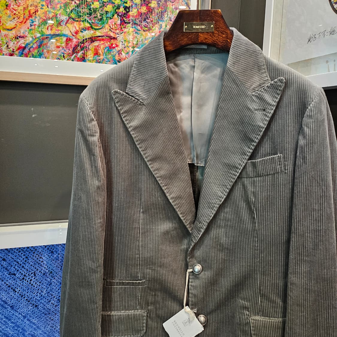 브루넬로 쿠치넬리 코듀로이 브레스티드 신상 자켓 상품이미지3