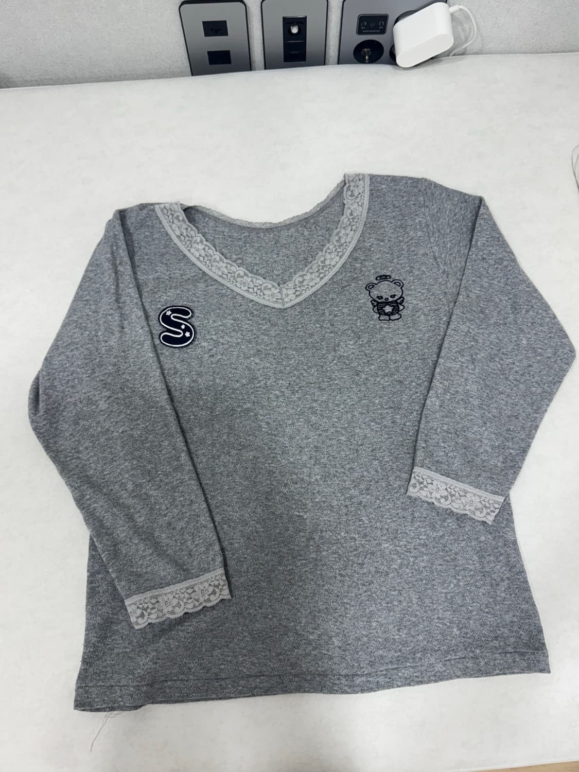 샬롬클럽 버디 레이스탑 그레이 상품이미지2