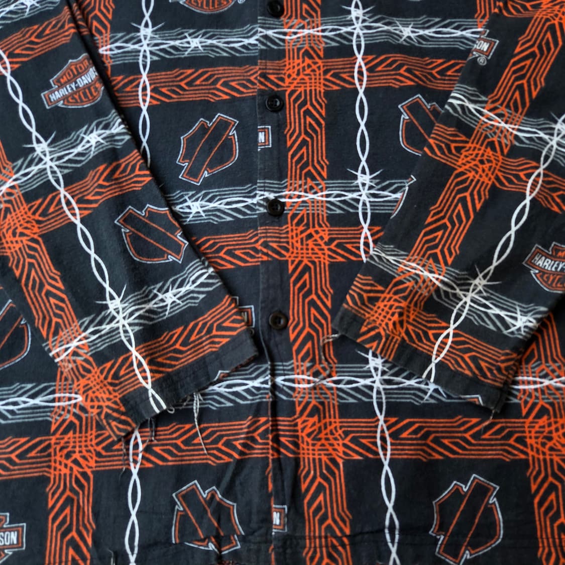 Harley Davudson  패턴 셔츠 상품이미지4