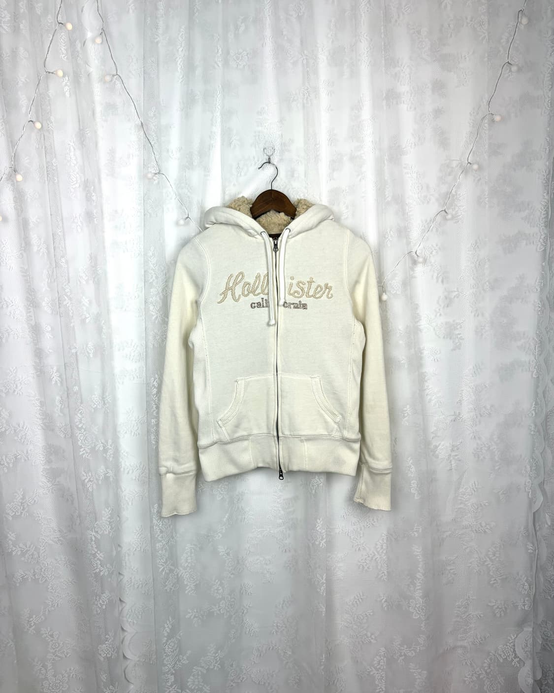 HOLLISTER SherpaLined Slim Hooded Zip-Up 상품이미지1